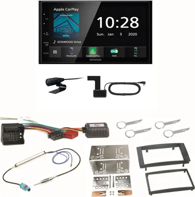 Produktbild von Kenwood DMX5020DABS Android Auto CarPlay Einbauset für T5 2003-2015 Multivan