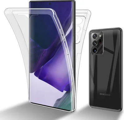 Immagine prodotto di Cadorabo custodia protettiva per Samsung Galaxy NOTE 20 ULTRA custodia trasparente a 360° Custodia per cellulare Full Body Cover Case