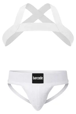 Obrázok produktu pre Barcode Berlin Multipack 1x Sergey Jockstrap + 1x Matt Harness White - Größe L