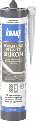 Produktbild von Knauf Boden- & Fenster Silikon 300 ml transparent