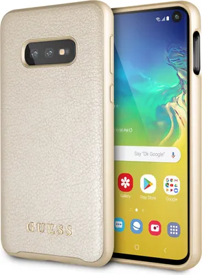 Obrázek produktu pro Pevný kryt GUESS Iridescent Gold, pro Samsung G970 Galaxy S10e, GUHCS10LIGLGO, blistr
