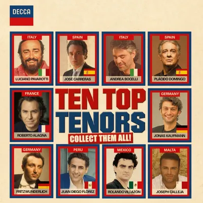 Produktbild von Verdi/Puccini/Mozart/Caccini/Di Capua/+-Ten Top Te