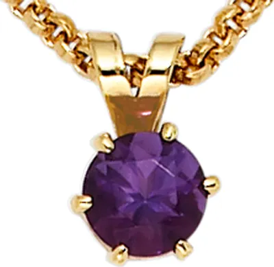 Produktbild von JOBO Anhänger 585 Gold Gelbgold 1 Amethyst violett