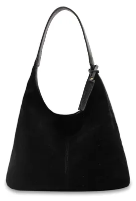 Imagen del producto de Bolso tipo "hobo" de ante para mujer, con gran capacidad