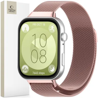Obrázok produktu pre Tech-Protect Milanesband Huawei Watch Fit 3 Rose Gold