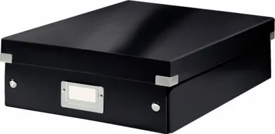 Immagine prodotto di Scatola di organizzazione LEITZ Click & Store WOW, grande, nera