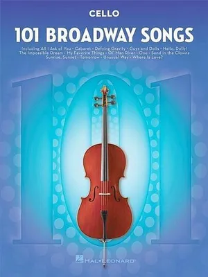 Produktbild von 101 Broadway Songs for Cello