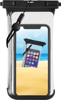 Produktbild von Beach Bag, wasserdichte Schutztasche für Smartphones bis 6.7'', Schwarz (62379 (62365) Handyhülle