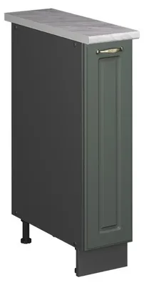 Immagine prodotto di Armadio cucina dispensa alto Vicco Fame-Line Verde-oro rustico/Antracite 20 cm, PL Marmo, Model 62101