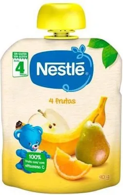 Image de Nestlé 3x Nestlé purée 4 fruits 90g