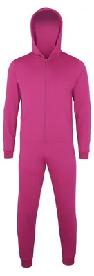 Produktbild von Comfy Co Kinder Onesie, Unifarben RW3293 (7/8 Jahre) (Hot Pink)