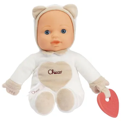 Productafbeelding van Chicco Mijn eerste pop, een knuffelpop met een zacht bijtknuffeltje, zacht en