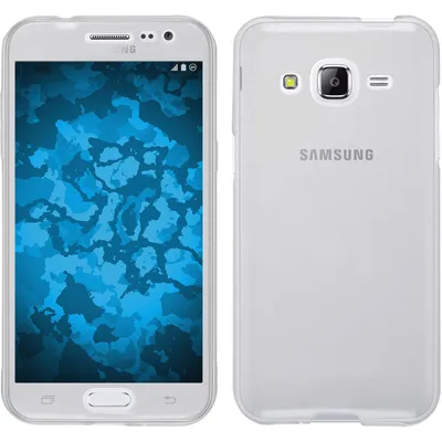 Produktbild von PhoneNatic Case kompatibel mit Samsung Galaxy J2 (2015) - clear Silikon Hülle 360° Fullbody + 2 Schutzfolien