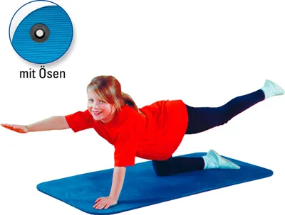 Produktbild von AIREX Gymnastikmatte Fitline 120 inkl. Ösen, Turnmatte, Sportmatte, Fitnessmatte