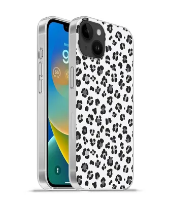 Produktbild von MuchoWow® Handyhülle Schutzhülle Hülle für Apple iPhone 14 Plus - Soft case Panther Druck - Grau - Abstrakt Silikon Softcase Handy Hülle - Abbildung