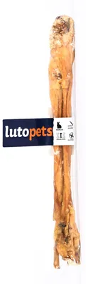 Produktbild von Lutopets Kaninchenhaut Rolle – ca. 40 cm – Kausnack Hund