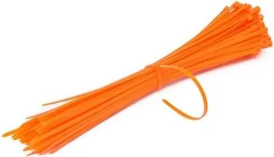 Produktbild von Kabelbinder 370/7,6 mm Orange 100 Stück