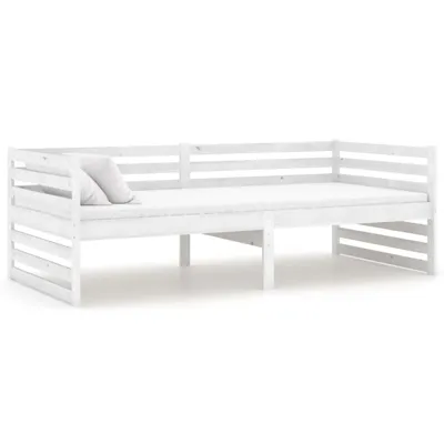 Zdjęcie produktu dla vidaXL Łóżko dzienne białe sosna 90x200 cm