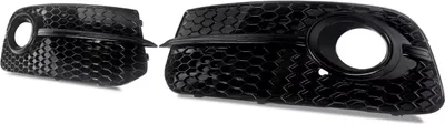 Immagine prodotto di Mistgrille Quella - Griglia per fendinebbia anteriore - Per Audi Q5 (2013-2017) - Stile SQ5 - Nero lucido