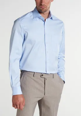 Produktbild von Eterna Herren Hemd Comfort Fit 8817-10-E19K AL: 65 cm Gr. 49 blau