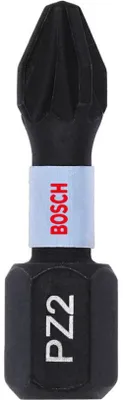 Obrázok produktu pre Úderové bitové nástroje PZ2 2 ks 25 mm BOSCH IMPACT CONTROL