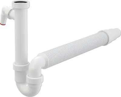 Produktbild von Spültischsiphon flexibel 1 1/2"x 40/50 mm mit 1 Maschinenanschluss