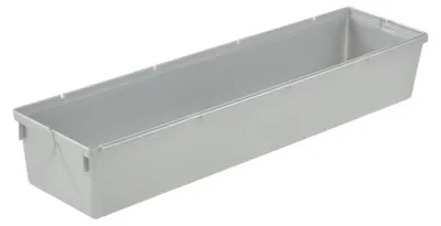 Productafbeelding van opbergsysteem, polypropyleen, 30 x 8 x 5 cm, zilver