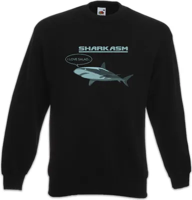 Produktbild von Urban Backwoods Sharkasm, Sweatshirt, Farbe: Schwarz, Größe: 4XL
