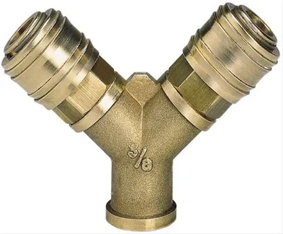 Produktbild von Einhell Kompressoren-Zubehör Verteiler, 2 Schnellk, R3/8"IG