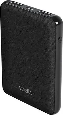 Image de Banque d'énergie de poche Spello 5000mAh noir