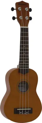 Image de DIMAVERY UK-200 Ukulele, soprano, marron