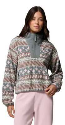 Zdjęcie produktu dla Columbia Sequoia Grove™ II, bluza polarowa z nadrukiem, zapinana na zamek błyskawiczny, kolor szary, rozmiar M (damski)