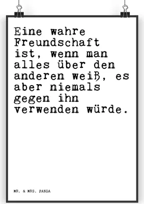 Produktbild von Mr. & Mrs. Panda Bild Eine wahre Freundschaft ist,... DIN A3 - Weiß - Geschenk, Wanddekoration, drucke, bester Freund, Freundin, Wandbild, Clique, Freundinnen, Plakat