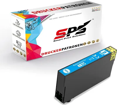 Produktbild von Kompatibel für Epson WorkForce Pro WF 4745 DTWF / C13T07U240 / 407 Druckerpatrone Cyan