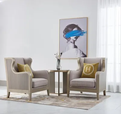 Produktbild von Einrichtung Einsitzer Relax Club Luxus Sessel Design Stuhl Dubai Hotel Möbel Neu