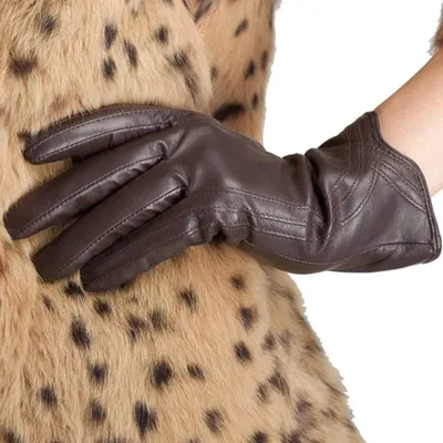 Produktbild von Handgefertigte Lederhandschuhe aus Lammleder für Damen