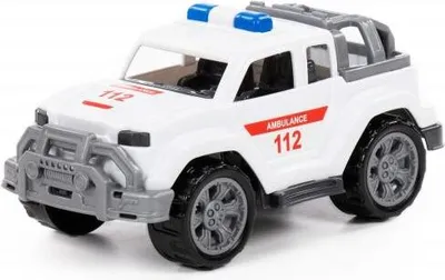 Image de Polesie 84705 Voiture de légionnaire-mini ambulance, ambulance en filet