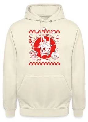 Produktbild von Spreadshirt Spongebob Schwammkopf Fresh Off The Grill Uni Hoodie, M, Vanille-Milchshake