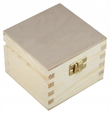 Produktbild von Akademiadrewna DECOUPAGE Holzkiste mit Deckel 10 cm