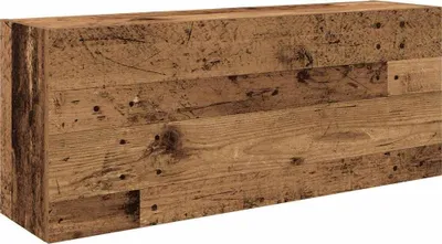 Produktbild von Bad-Wandschrank Altholz-Optik 100x25x40 cm Holzwerkstoff
