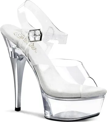 Produktbild von CAPTIVA-608 Damen Sandale von Pleaser, Transparent EU 35, US 5