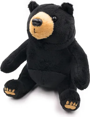 Image de Onwomania Peluche Tissu Animal Ours noir assis Prédateur 17 cm