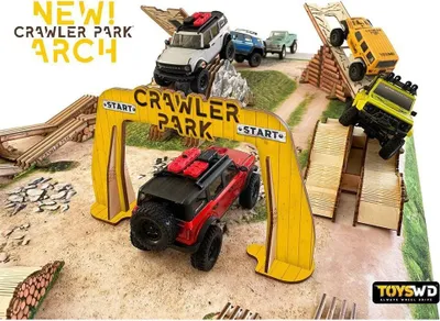 Produktbild von Crawler Park Bogen Start/ziel 1/24 Fernbedienung Golden Golden One Size