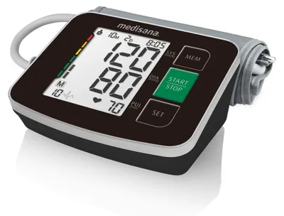 Obrázok produktu pre Medisana BU 516, Horné rameno, Automatické, Čierna, Šedá, 2 používateľ / -ov, 40 - 199, 22 - 36 cm