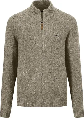 Produktbild von Fynch Hatton 1510347 Vollreißverschluss Pullover Grau L Herren Grau L