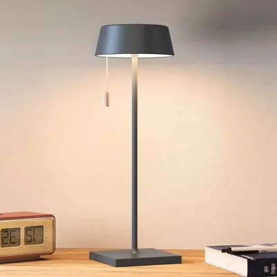 Zdjęcie produktu dla Lampa stołowa LED – ciepła biel 2700 K – wodoodporna – bezprzewodowa – do sypialni – do hotelu – na balkon