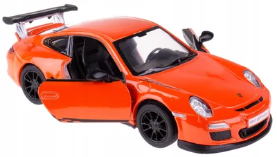 Produktbild von Kinsmart Porsche 911 GT3 RS Metallmodell 1:36 Orange