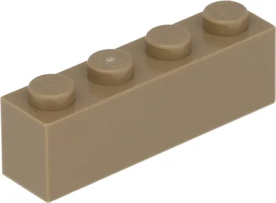 A single LEGO brick on a white background.