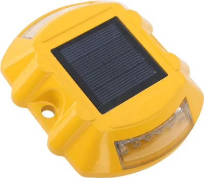 Zdjęcie produktu dla Solar Driveway Marker Lights Aluminum Alloy Waterproof Solar Power Ground Road Stud Lamp for Sidewalk Pathway Blue Light