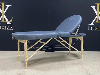 Imagen del producto de Collini Massageliege Bestwood Oval de lujo, color azul